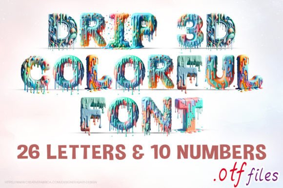 Download Drip 3d Colorful - Colorful Collection