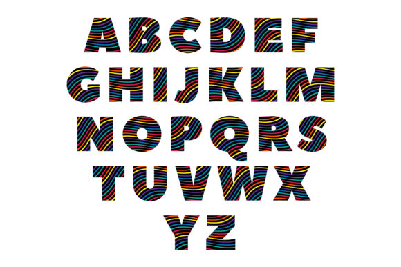 Download Colorful Font Set - Colorful Collection